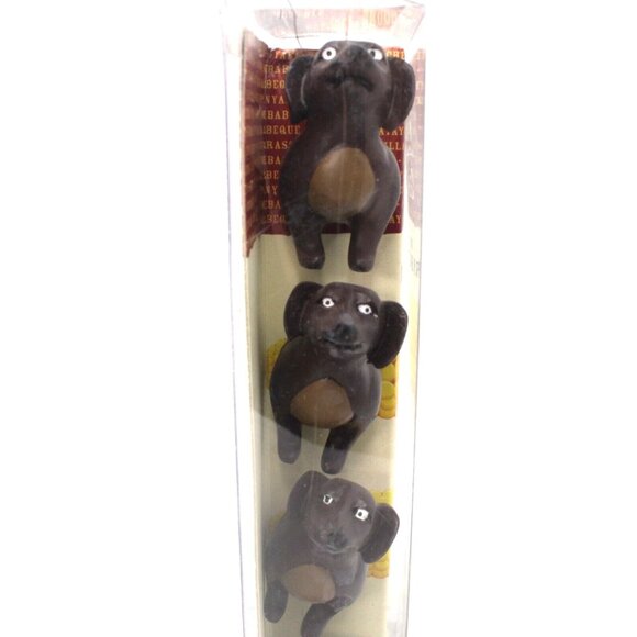 World Market Corn Holders Dachshund Weiner Dog Stainless Steel Lot Of 2 Packages - Picture 9 of 10